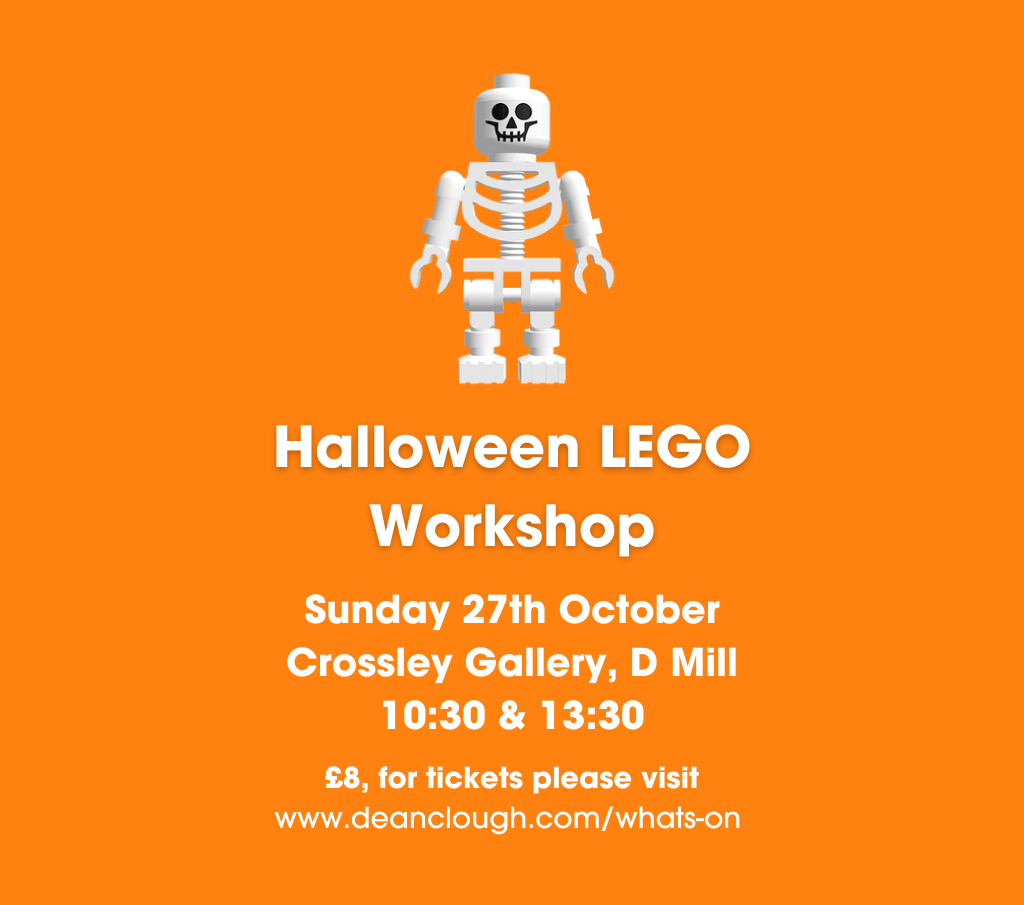 Halloween LEGO Workshop at Dean Clough Mills, Halifax.